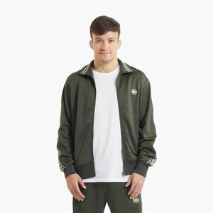 Férfi Pitbull tréningdzseki Tape Logo Terry Group régi zöld (Trackjacket Tape Logo Terry Group 142303381005) kép