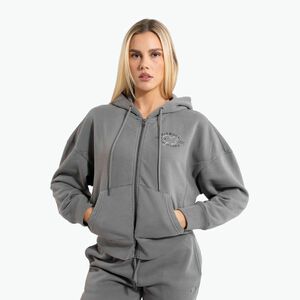 Pitbull női Manzanita Heart Hooded Zip Sweatshirt mosott szürke (Manzanita Heart Hooded Zip Sweatshirt 185001161001) kép