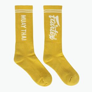 Fairtex SOCK2 sárga zokni (SOCK2 SOCK2-YW) kép