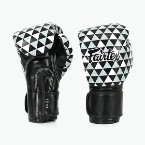Fairtex Microfiber Art Prism fekete meztelen ujjú kesztyű (Microfiber Art Prism BGV14B-BK) kép