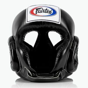 Fairtex Muay Thai verseny boksz sisak fekete (Muay Thai Competition HG6-BK) kép