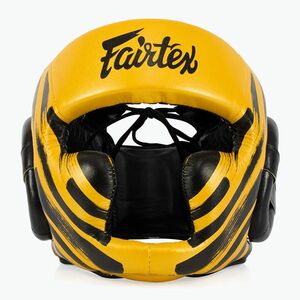 Fairtex mikroszálas fejvédő bokszsisak arany (Microfiber Headguard HG16-M2-GD) kép