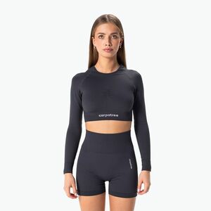 Női hosszú ujjú edzőruha Carpatree Allure Seamless titánium szürke (Allure Seamless CP-TS-ASS-GRY) kép