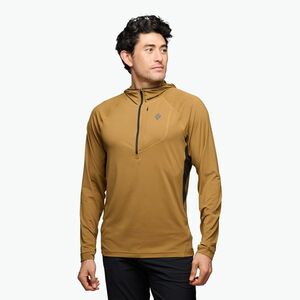 Férfi trekking pulóver Black Diamond Alpenglow Pro Hoody flax (Alpenglow Pro Hoody AP752093) kép