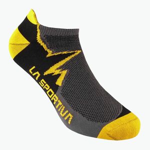 La Sportiva Climbing carbon/ sárga zokni (Climbing 29R900100) kép