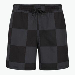 Férfi Vans Primary Checkerboard elasztikus boardshort fekete/aszfalt (Primary Checkerboard Elastic Boardshort VN000M43KOU1) kép