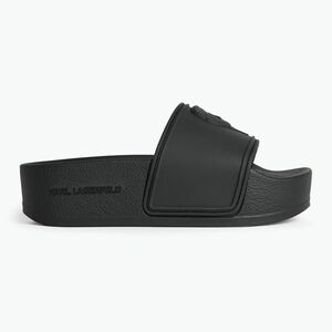 Női flip-flop KARL LAGERFELD Kondo Maxi Nft Relief fekete gumi (Kondo Maxi Nft Relief KL80819M V00) kép