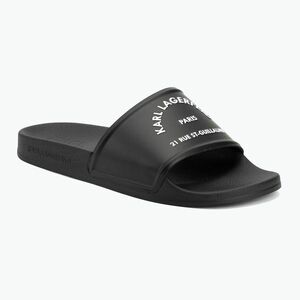 KARL LAGERFELD női flip-flop Kondo 2.0 Maison fekete gumi (Kondo 2.0 Maison KL80908A V00) kép