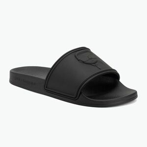 KARL LAGERFELD női flip-flop Kondo 2.0 NFT Relief fekete gumi (Kondo 2.0 NFT Relief KL80919M V00) kép