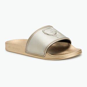 KARL LAGERFELD női flip-flop Kondo 2.0 NFT Relief arany gumi (Kondo 2.0 NFT Relief KL80919M VGD) kép