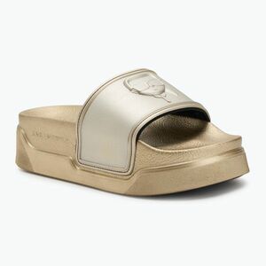 Női flip-flop KARL LAGERFELD Condominium Nft Relief arany gumi (Kondominium Nft Relief KL88819 VGD) kép