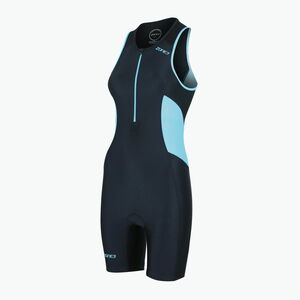 Női triatlonruha ZONE3 Activate Trisuit fekete/türkiz színben (Activate Trisuit W TS23WACT107) kép