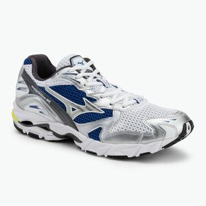 Férfi cipő Mizuno Wave Rider 10 fehér/ezüst/szörfözés a weben (Wave Rider 10 D1GA210406) kép