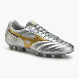 Mizuno Morelia II Club Md galaxy ezüst/arany/arany férfi futballcipő (Morelia II Club Md P1GA251604) kép