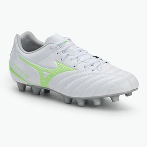 Férfi futballcipő Mizuno Monarcida Neo III Select Md fehér/neonzöld (Monarcida Neo III Select Md P1GA252537) kép