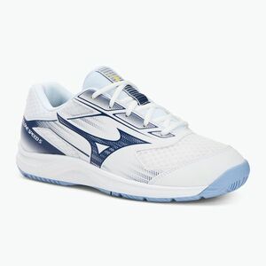 Mizuno Cyclone Speed 5 röplabdacipő fehér/kék/bel air kék/bel air kék (Cyclone Speed 5 V1GA258011) kép