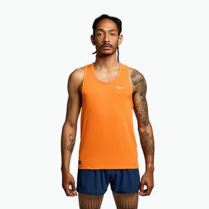 Férfi futó felső Saucony Stopwatch Singlet bors heather (Stopwatch Singlet SAM800375) kép