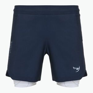 Férfi FUMETSU Icon Dual Layer edzőnadrág navy/ fehér (Icon Dual Layer Training FUM-0286BU-3) kép