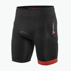 Gyermek kerékpáros rövidnadrág protektorokkal Dainese Scarabeo rövidnadrág fekete/piros (Scarabeo Shorts 203769491) kép