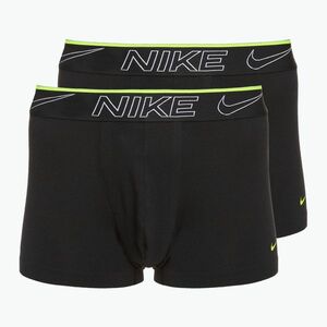 Férfi boxeralsó Nike Elite Cotton Stretch Trunk 2 pár több színben (Elite Cotton Stretch Trunk KE1268-001) kép