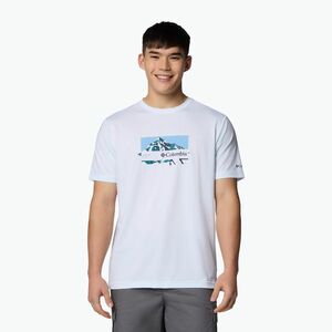 Columbia Ice Lake II SS Tee fehér/csúcs irány férfi póló (Ice Lake II SS Tee 2071731103) kép
