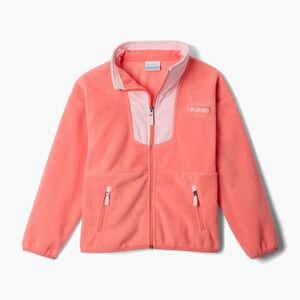 Columbia Sequoia Grove Full Zip Fleece gyermek melegítőfelső forró korall/szatén rózsaszínű (Sequoia Grove Full Zip Fleece 2087631810) kép