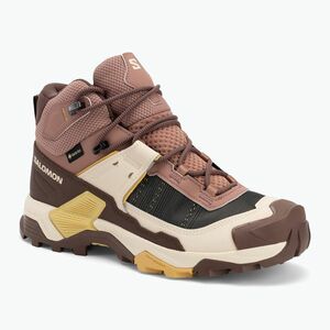Női túrabakancs Salomon X Ultra 5 MID GTX burlwood / francia pörkölt / rattan (X Ultra 5 MID GTX L47754400) kép