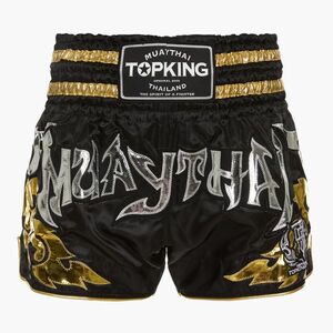 Top King Kickboxing edzőnadrág 070 fekete/ arany (Kickboxing TKTBS-070) kép