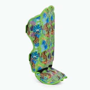 Top King Wild Tiger sípcsont és lábfejvédő zöld (Shin Guards Wild Tiger King TKSGWT-GN) kép