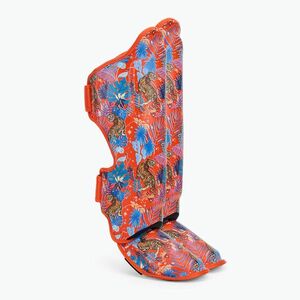 Top King Wild Tiger sípcsont- és lábfejvédő narancssárga színben (Shin Guards Wild Tiger King TKSGWT-OR) kép