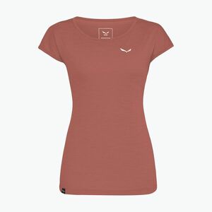 Női trekking póló Salewa Puez Melange Dry etruscan red melange (Puez Melange Dry 00-0000026538) kép