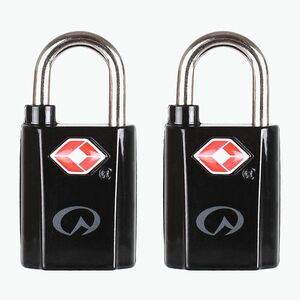 Lifeventure TSA Mini lakatok 2 csomag fekete (TSA Mini Padlocks 2 LM72010) kép