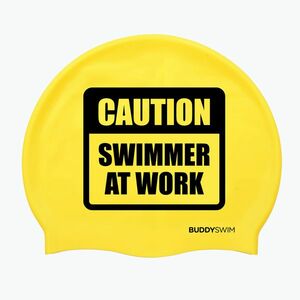 BuddySwim CSW Szilikon úszósapka sárga (CSW Silicone 250850) kép