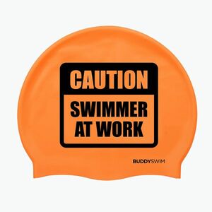 BuddySwim CSW Szilikon narancssárga úszósapka (CSW Silicone 250851) kép