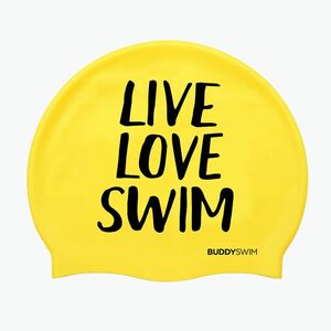 BuddySwim LLS Szilikon úszósapka sárga (LLS Silicone 250870) kép