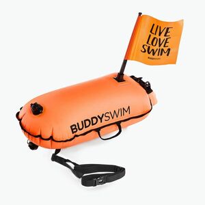 BuddySwim száraz táska zászlóval 28 l narancssárga bója (Dry Bag with Flag 250826) kép