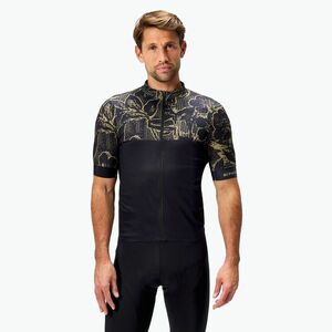 Endura Virágos FS260 fekete férfi kerékpáros mez (Floral FS260 E3238BK) kép