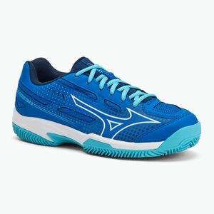Mizuno Exceed Star CC gyermek teniszcipő mugen kék/ fehér/ folyami kék (Exceed Star Jr CC 61GC225528) kép