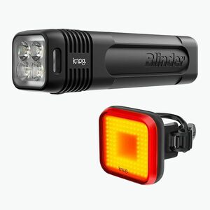 Knog Blinder Pro 900/Blinder Square kerékpárvilágítás készlet fekete (Blinder Pro 900/Blinder Square 13305) kép
