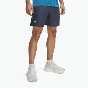 Under Armour Launch 7" férfi futónadrág esőszürke / éterkék / fényvisszaverő (Launch 7" 1382620-045) kép