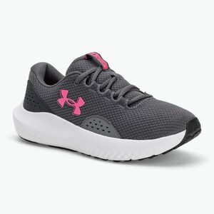 Under Armour Charged Surge 4 castlerock/antracit/aero rózsaszín női futócipő (Charged Surge 4 3027007-025) kép