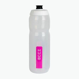 HUUB kerékpáros vizes palack 750 ml átlátszó rózsaszínű (Water Bottle 750 ml A2-HBOTTLECP) kép