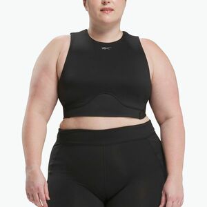 Női edzőfelső Reebok Lux Contour Crop fekete színben (Lux Contour Crop In 100075436) kép