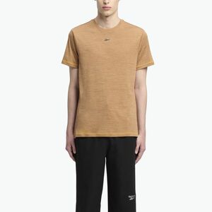 Férfi Reebok Id Train Melange Tech Tee elektromos borostyán edzőpóló (Id Train Melange Tech Tee 100221502) kép