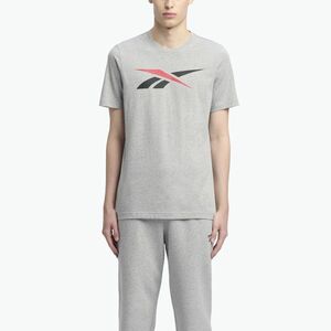Férfi Reebok Gs Vector Tee közepes szürke heather/vektor vörös póló (Gs Vector Tee 100221741) kép