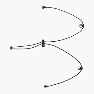 Cserekábelek Salomon Quick Link mellényhez fekete színű (Quick Link LC1334500) kép