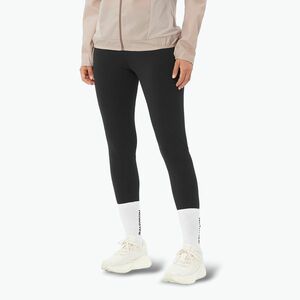 Női futó leggings Salomon SHAKEout Core 28" mély fekete (SHKout Core 28" LC2426900) kép