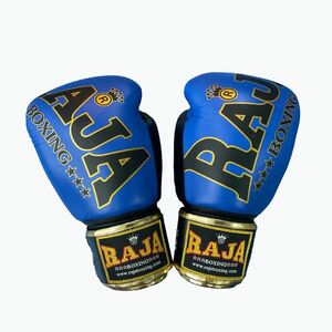 RAJA BOXING Origin Standard valódi bőr kék boxkesztyű (Origin Standard Genuine Leather RBGV-GL-1A-BU) kép