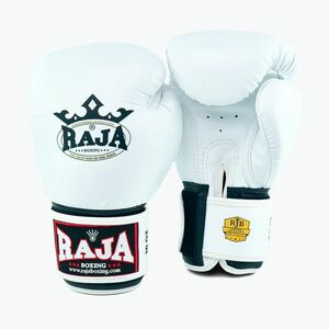 RAJA BOXING Single Standard valódi bőr fehér bokszkesztyű (Standard Genuine Leather RBGV-GL-1-WH) kép