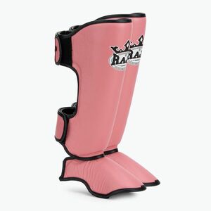 RAJA BOXING Könnyűsúlyú sípcsontvédők Valódi bőr rózsaszín sípcsont és lábfejvédő (Lightweight Shin Guards Genuine Leather RSG-GL-PK) kép